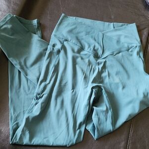 Halara Teal High-Waisted Leggings